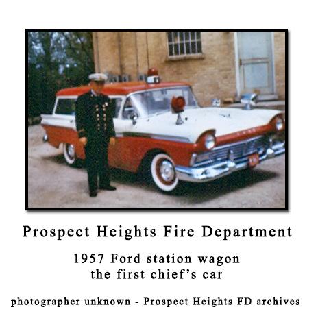 1957 Ford station wagon used by the fire chief